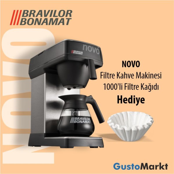 Bravilor Bonamat Novo + 85/245 Filtre Kağıdı 1000Ad - Thumbnail