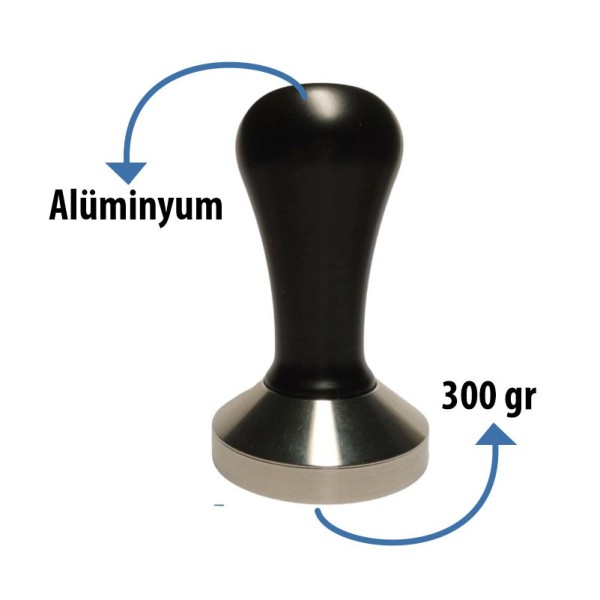 Gustomarkt AST-01 Alüminyum Saplı Tamper 58mm - Thumbnail